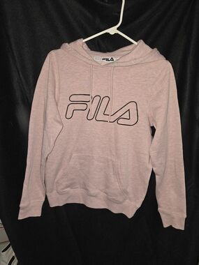 FILA Light Pink Logo Hoodie